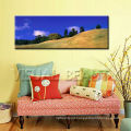 Decorative Moutain Panoramic Picture Painting Art On Canvas With Stretched